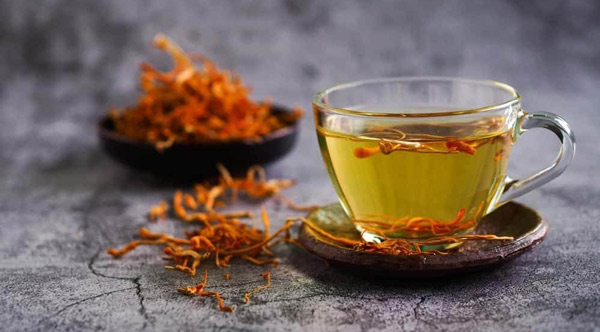 Ngâm mật ong saffron đông trùng hạ thảo