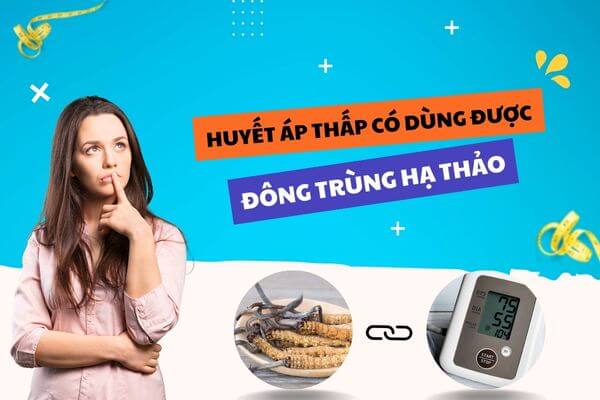 huyết áp thấp có dùng được đông trùng hạ thảo