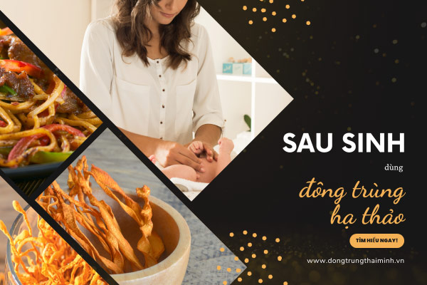 Sau Sinh Dùng Đông Trùng Hạ Thảo Được Không?